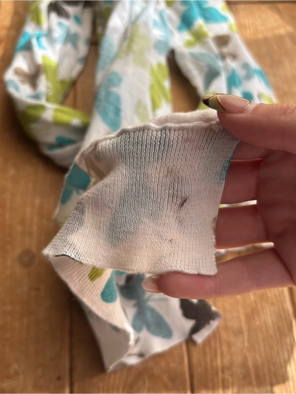 Lands End Y2K Knit Butterfly Scarf